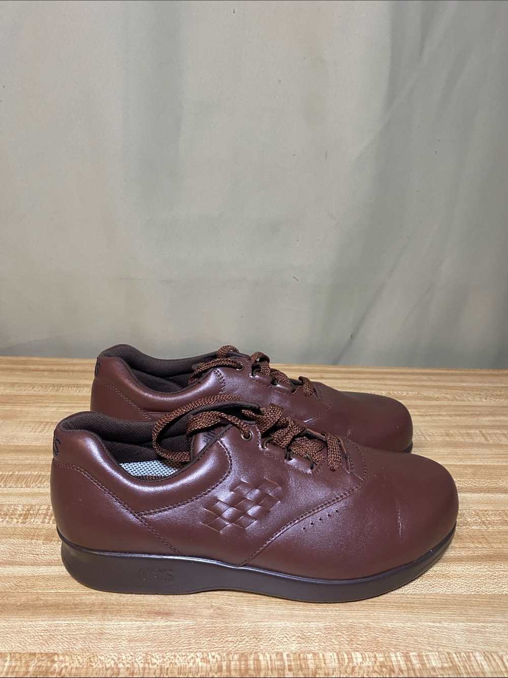 SAS Free Time Tripad Comfort walking shoes Brown Made in USA size 7W